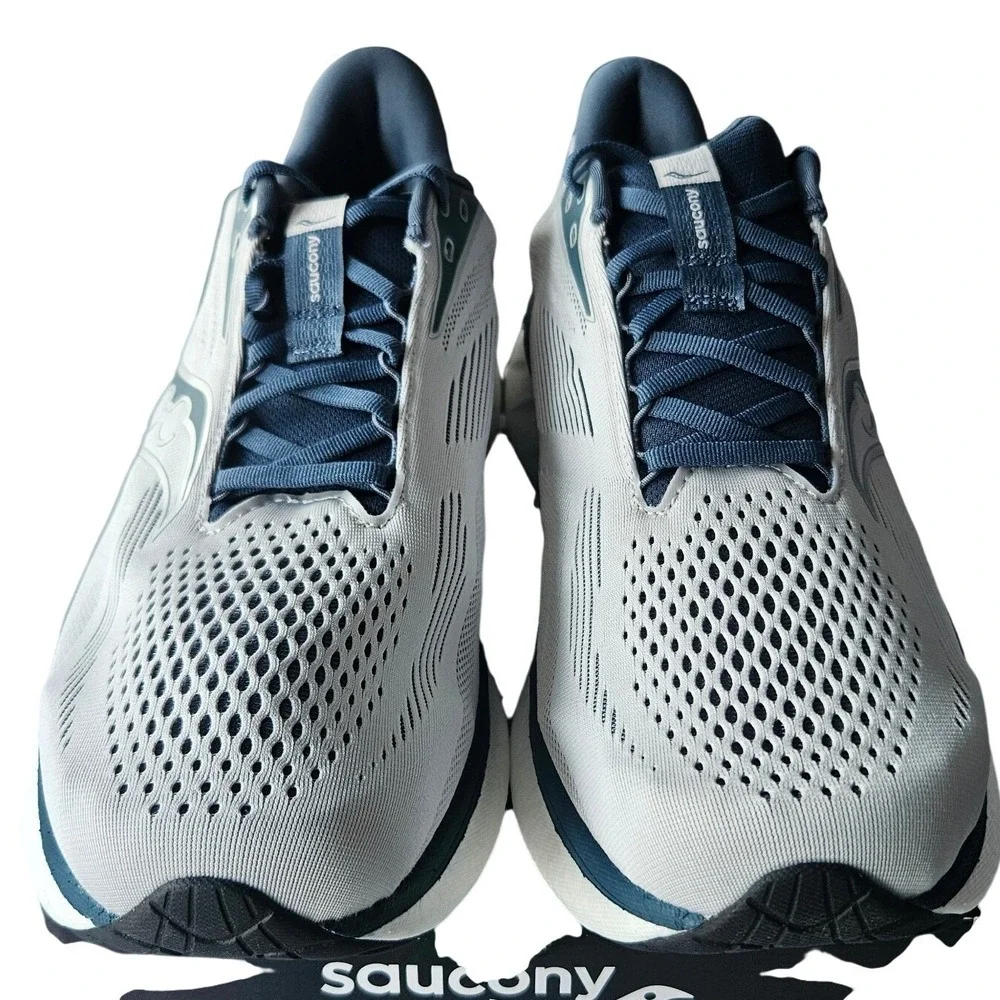 Saucony Ride 18 Mens Running Shoes Size 13 Wide Cloud Dusk S21001-108 NEW